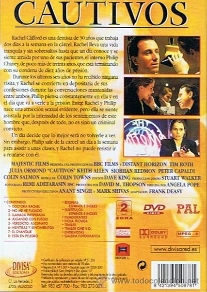 Cine: DVD CAUTIVOS TIM ROTH / JULIA ORMOND - Foto 2