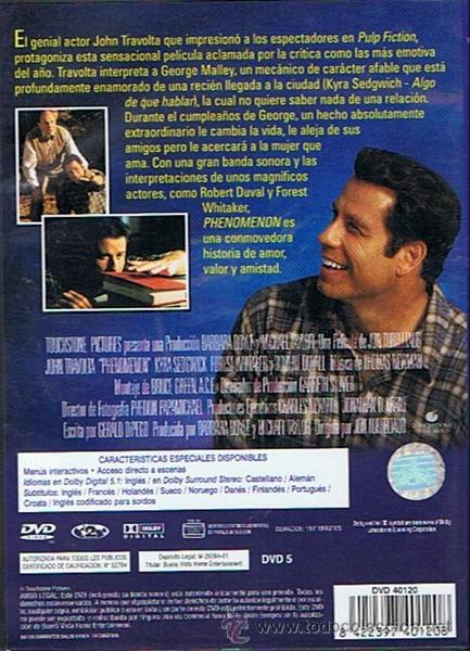 Cine: DVD PHENOMENON  JOHN TRAVOLTA - Foto 2