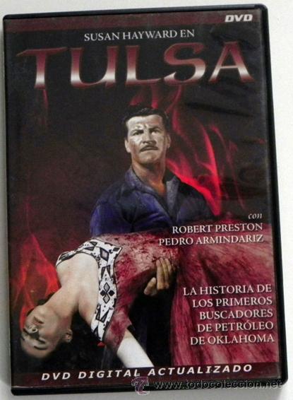 Cinema: TULSA DVD PEL&Iacute;CULA PRESTON SUSAN HAYWARD HISTORIA DE LOS PRIMEROS BUSCADORES PETR&Oacute;LEO OKLAHOMA EEUU