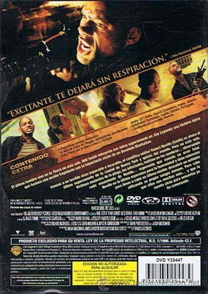 Cine: DVD SOY LEYENDA  WILL SMITH - Foto 2