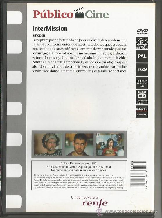 Cine: DVD - INTERMISSION - 2003 - DIR. JOHN CROWLEY - Foto 2