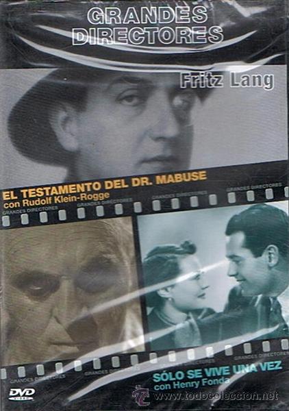 Cine: DVD EL TESTAMENTO DEL DR.MABUSE Y S&Oacute;LO SE VIVE UNA VEZ (PRECINTADO)