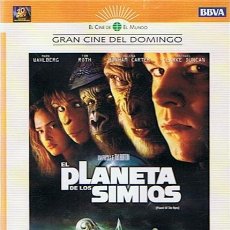 Cine: DVD EL PLANETA DE LOS SIMIOS MARK WAHLBERG