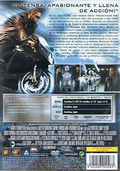 Cine: DVD YO,ROBOT WILL SMITH - Foto 2