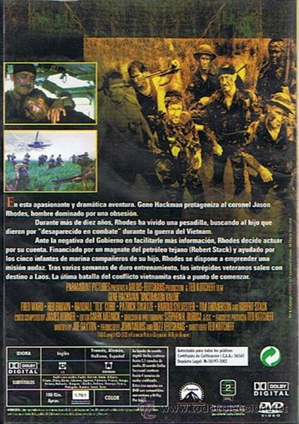 Cine: DVD M&Aacute;S ALL&Aacute; DEL VALOR  GENE HACKMAN - Foto 2