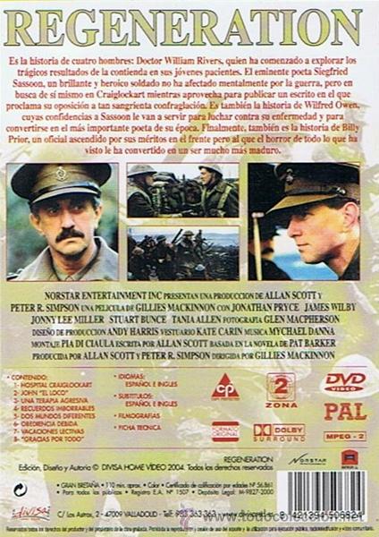 Cine: DVD REGENERATION  JONATHAN PRYCE - Foto 2