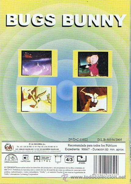 Cine: DVD BUGS BUNNY CLASICOS - Foto 2