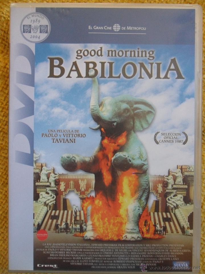 Cinema: GOOD MORNING BABILONIA. DVD DE LA PELICULA DE LOS HERMANOS TAVIANI. 117 MINUTOS. COLOR.