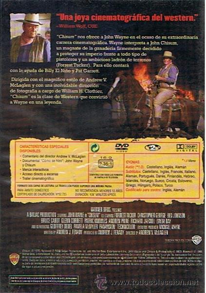 Cine: DVD CHISUM  JOHN WAYNE - Foto 2