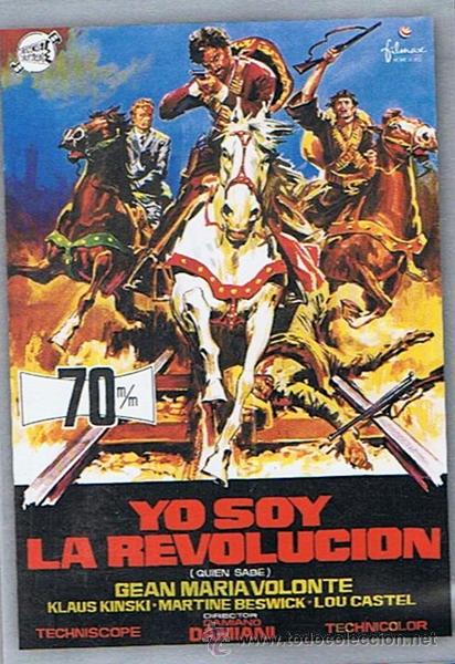 Cin&eacute;ma: DVD YO SOY LA REVOLUCI&Oacute;N  GEAN MARIA VOLONTE