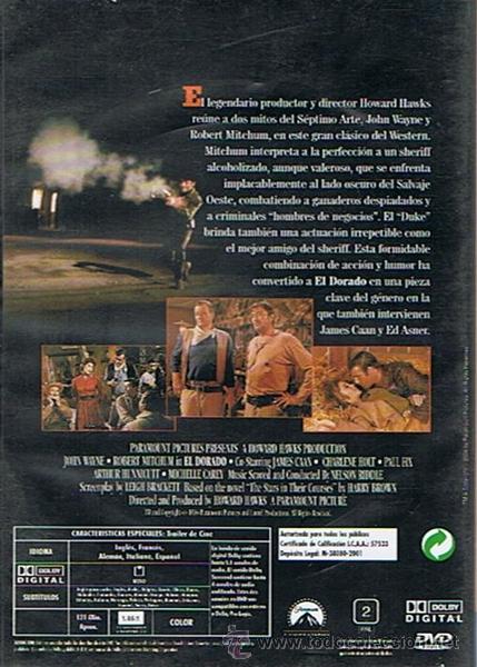 Cine: DVD EL DORADO  JOHN WAYNE - Foto 2