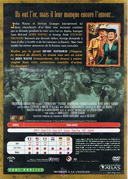 Cine: DVD LE GRAND SAM JOHN WAYNE - Foto 2