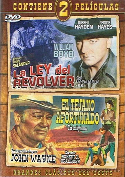 Cinema: DVD  LA LEY DEL REVOLVER & EL TEJANO AFORTUNADO