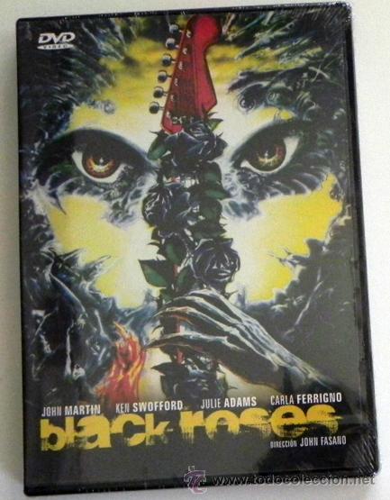 Cine: BLACK ROSES ROSAS NEGRAS DVD PRECINT. PEL&Iacute;CULA TERROR SUSPENSE GRUPO DE ROCK FASANO -NO LA VEAS SOLO