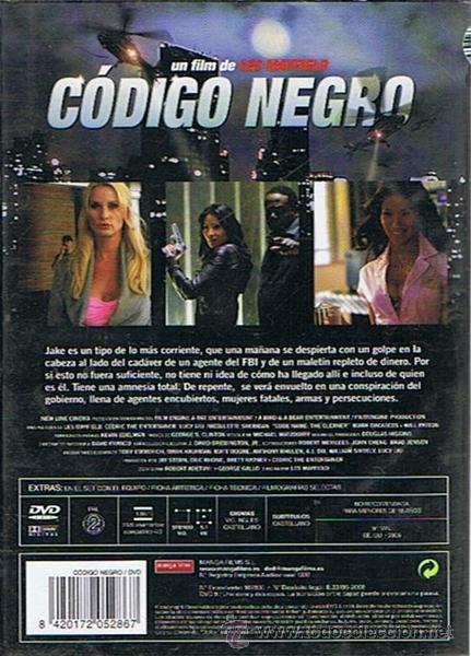 Cine: DVD C&Oacute;DIGO NEGRO  LUCY LIU - Foto 2