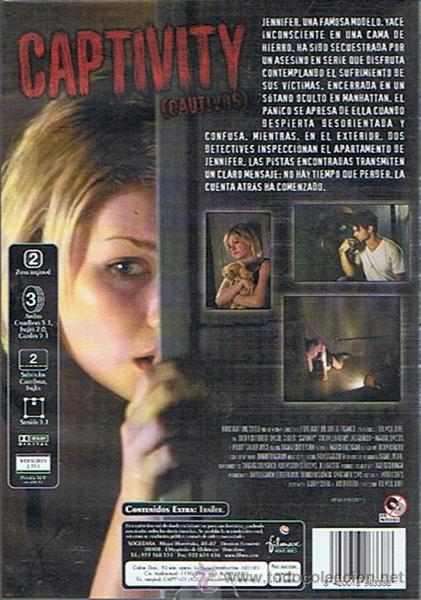 Cine: DVD CAPTIVITY ( CAUTIVOS) ELISHA CUTHBERT - Foto 2