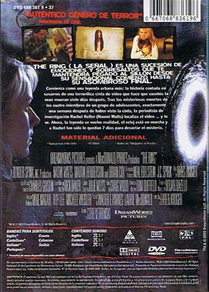 Cine: DVD THE RING  (LA SE&Ntilde;AL) - Foto 2