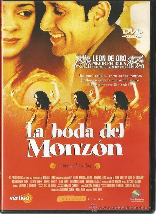 Cinema: DVD - LA BODA DEL MONZ&Oacute;N - 2001 - DIR. MIRA NAIR
