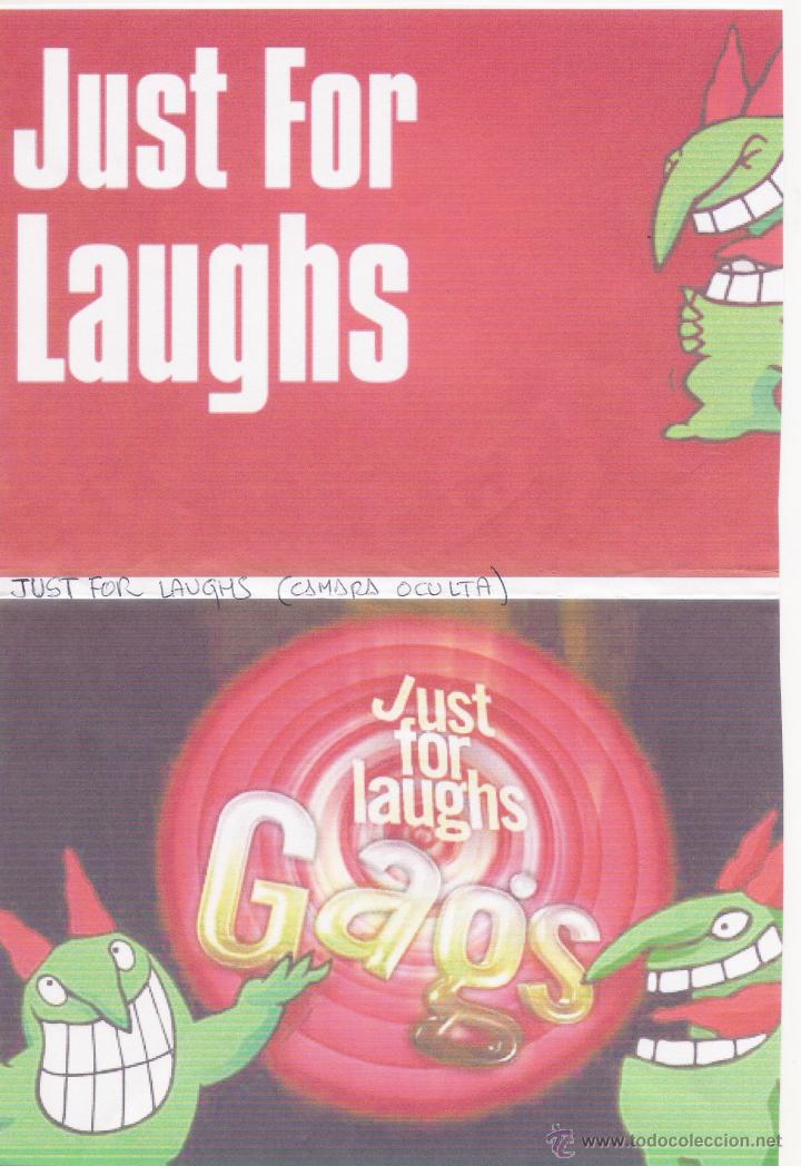 Cine: DVD COMEDIA- JUST FOR LAUGHS (C&Aacute;MARA OCULTA)-2 DVD`S N&ordm;: 5 Y 6.