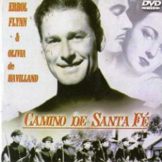 Cine: DVD CAMINO DE SANTA FE CON ERROL FLYNN Y OLIVIA DE HAVILLAND