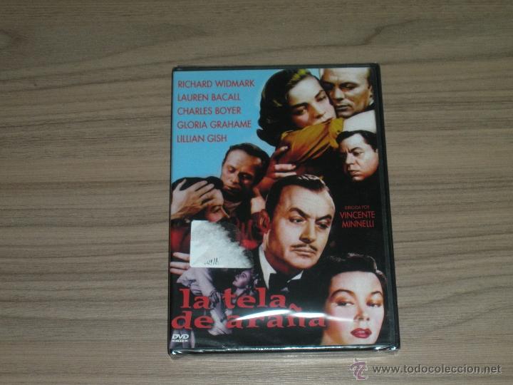 Cine: La TELA de ARA&Ntilde;A DVD Richard Widmark Lauren Bacall Charles Boyer NUEVA PRECINTADA