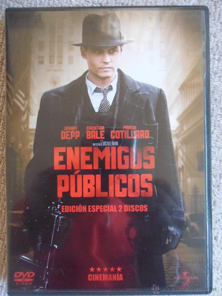 Kino: ENEMIGOS PUBLICOS. DVD DE LA PELICULA DE JOHNNY DEEP. EDICION ESPECIAL 2 DISCOS.