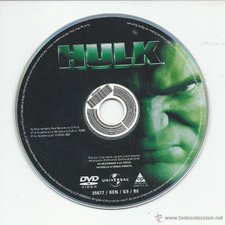Hulk Dvd Bien Segunda Mano Sin Envase Buy Dvd Movies At Todocoleccion Hulk Dvd Bien Segunda Mano Sin Envase Buy Dvd Movies At Todocoleccion