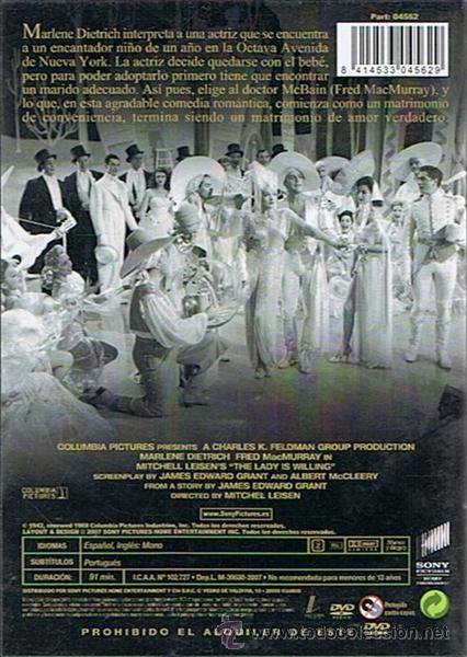 Cine: DVD CAPRICHO DE MUJER MARLENE DIETRICH - FRED MACMURRAY - Foto 2