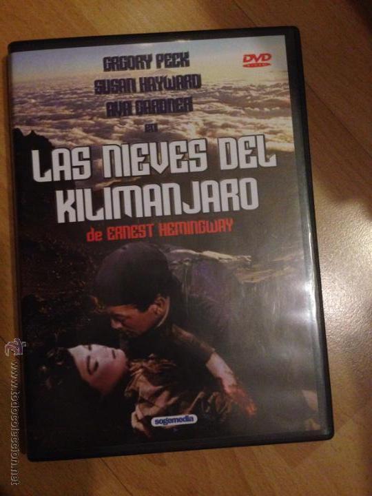 Cine: Dvd las nieves del kilimanjaro.ava gardner Gregorito peck