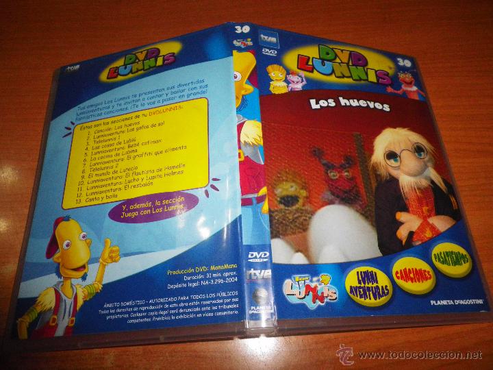 Cinema: LUNNIS  N&ordm; 30 DVD DE LA COLECCION PLANETA DEAGOSTINI A&Ntilde;O 2004 CANCIONES PASATIEMPOS AVENTURAS