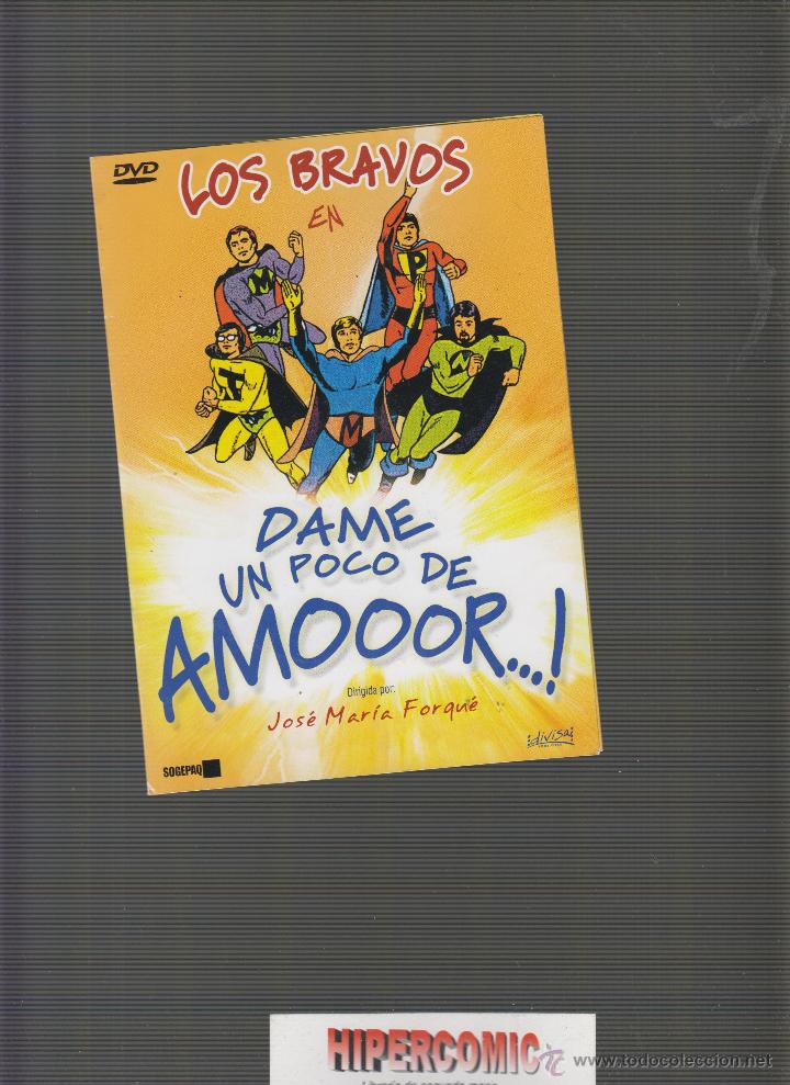Cine: DVD, LOS BRAVOS EN DAME UN POCO DE AMOR - DVD EN FUNDA DE CARTON -NUEVO