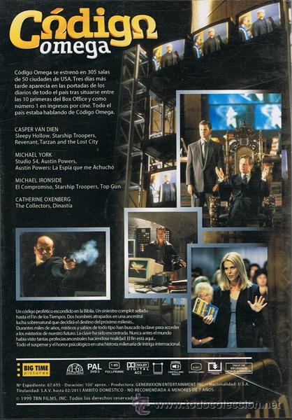 Cine: DVD C&Oacute;DIGO OMEGA  MICHAEL YORK - Foto 2