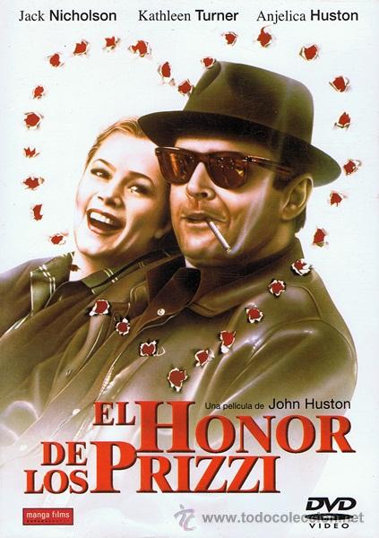 Cine: DVD EL HONOR DE LOS PRIZZI  JACK NICHOLSON - Foto 1