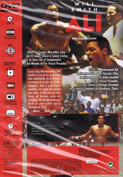 Cine: DVD ALI  WILL SMITH  (PRECINTADO) - Foto 2