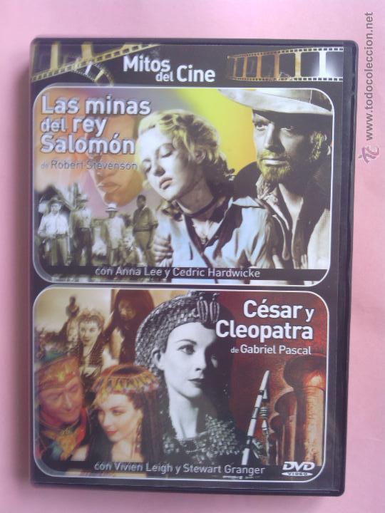 Cine: MITOS DEL CINE - 2 dvd - LAS MINAS DEL REY SALOMON / CESAR Y CLEOPATRA