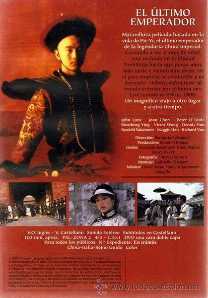 Cine: DVD EL &Uacute;LTIMO EMPERADOR - Foto 2