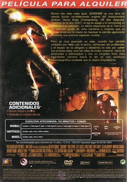 Cine: DVD SUNSHINE - Foto 2