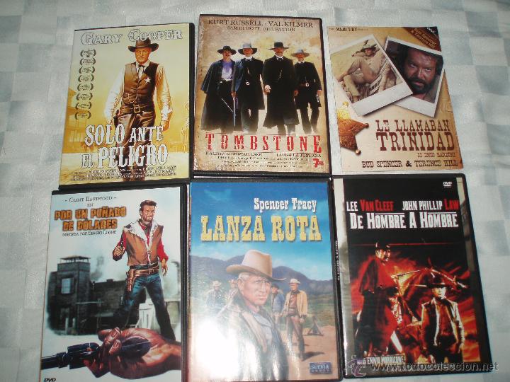 Cine: lote de seis dvds variados