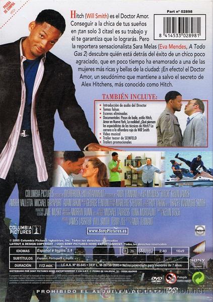 Cine: DVD HITCH  WILL SMITH - Foto 2