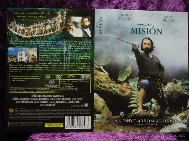 Cine: 1 DVD. LA MISI&Oacute;N.ROBERT DE NIRO JEREMY IRONS.(NUEVA) GASTOS DE ENVIO 2&euro; CORREOS ORDINARIO.