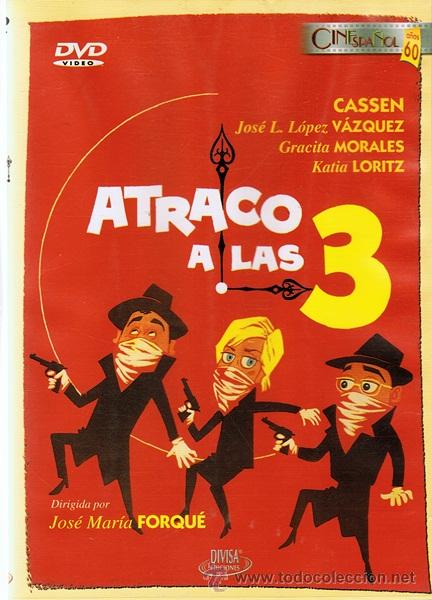 Cin&eacute;ma: DVD ATRACO A LAS 3 JOS&Eacute; L. L&Oacute;PEZ V&Aacute;ZQUEZ