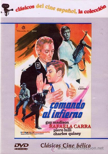 Cine: DVD COMANDO AL INFIERNO GUY MADISON - Foto 1