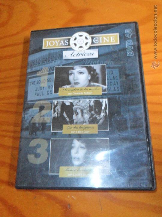 Cine: JOYAS DEL CINE ACTRICES DVD 45: A LA SOMBRA DE LOS MUELLES, MOTIVO DE ALARMA, LAS DOS HUERFANAS