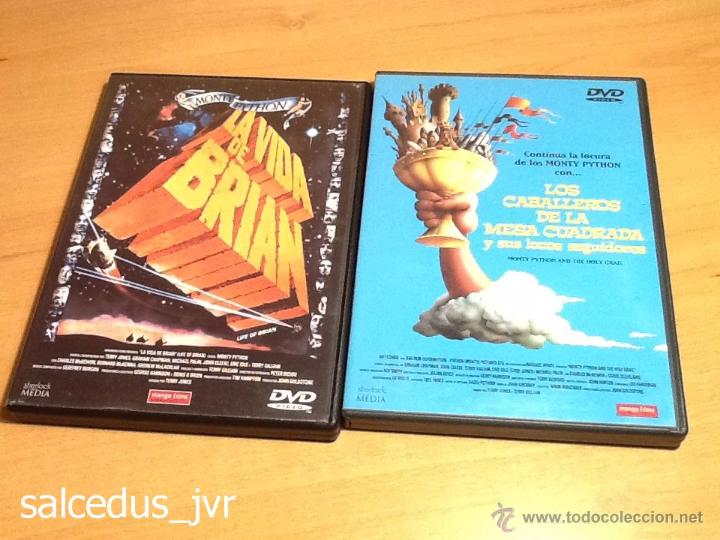Cine: Lote Los Caballeros de la Mesa Cuadrada y La Vida de Brian Pack Monty Python en DVD - Foto 1