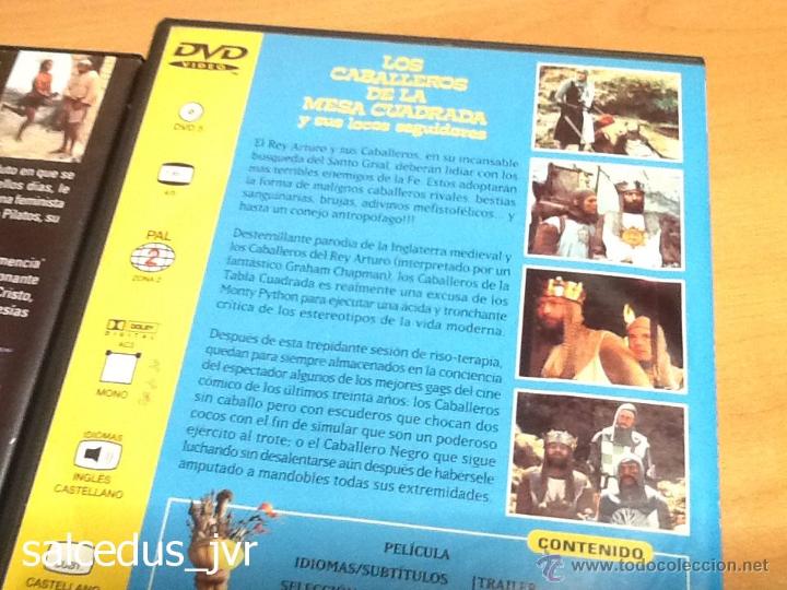 Cine: Lote Los Caballeros de la Mesa Cuadrada y La Vida de Brian Pack Monty Python en DVD - Foto 4
