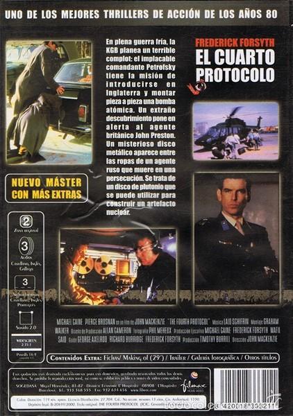Cine: DVD EL CUARTO PROTOCOLO MICHAEL CAINE - Foto 2