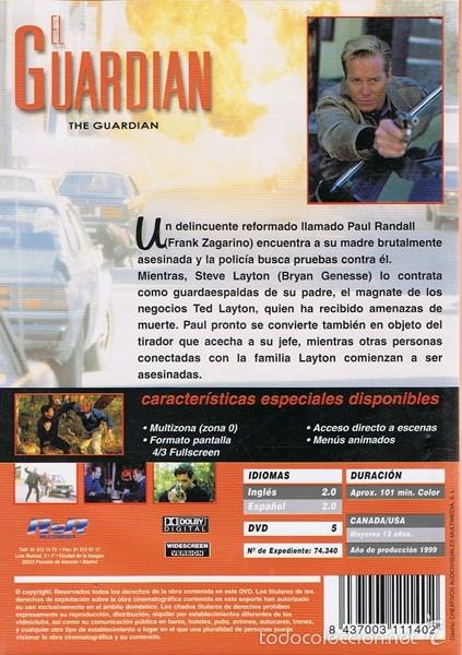 Cine: DVD EL GUARDIAN BRYAN GENESSE - Foto 2