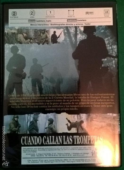 Cine: CUANDO CALLAN LAS TROMPETAS DVD - Foto 2
