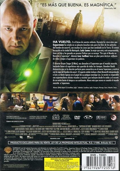 Cine: DVD SUPERMAN RETURNS EL REGRESO - Foto 2