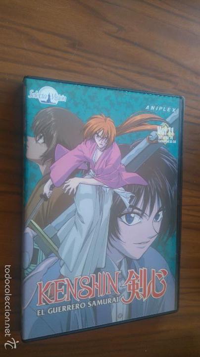 Cine: KENSHIN. EL GUERRERO SAMURAI. VOLUMEN 11. DVD. EPISODIOS 53-56. BUEN ESTADO. ANIMACI&Oacute;N